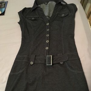 Guess fitted mini denim style dress